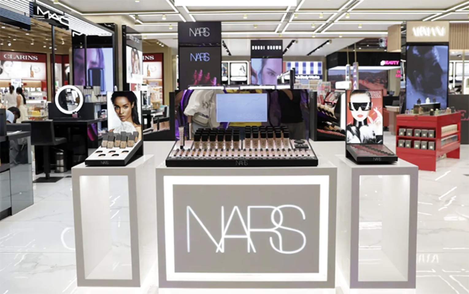 Retail Design Adaptation for Nars,India by Shop Pros