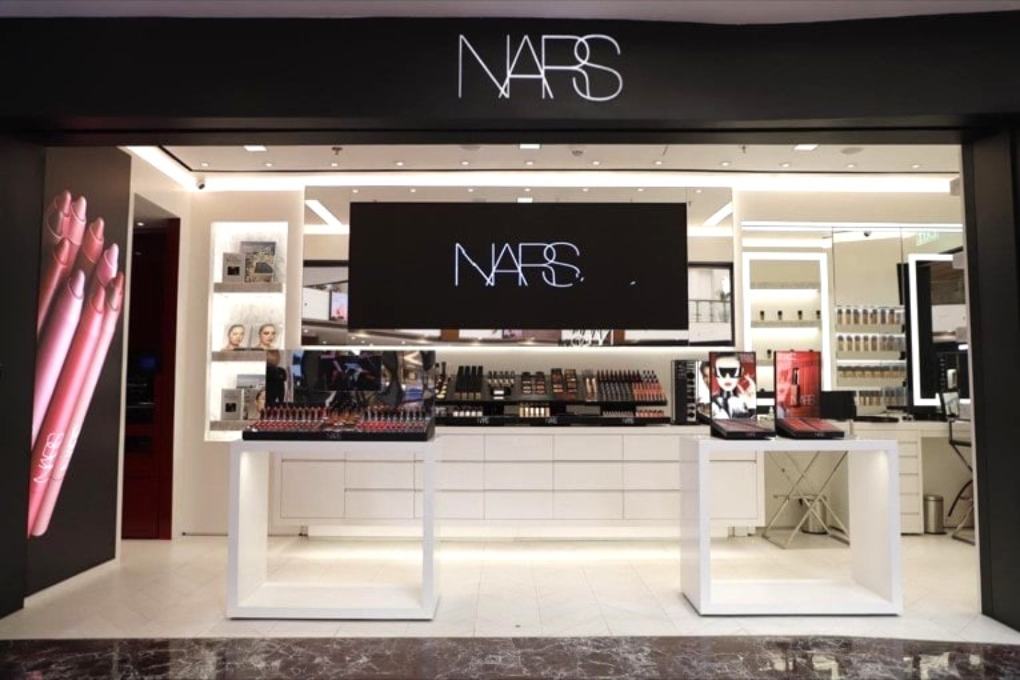 Retail Design Adaptation for Nars,India by Shop Pros