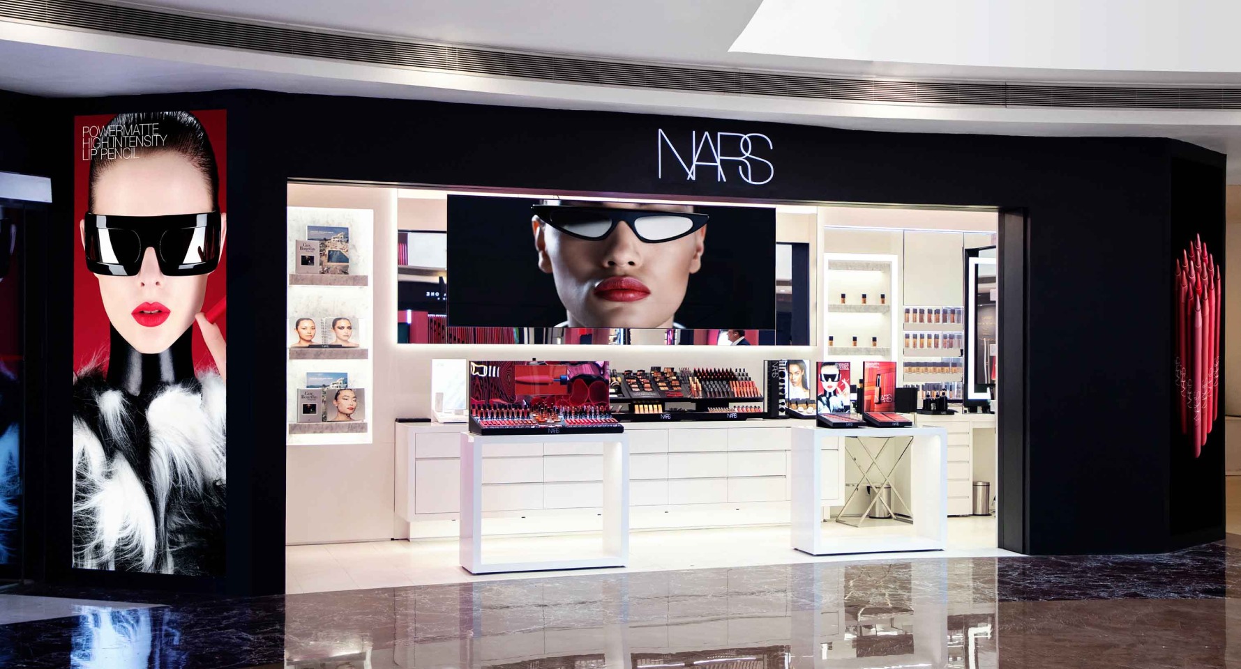 Retail Design Adaptation for Nars,India by Shop Pros