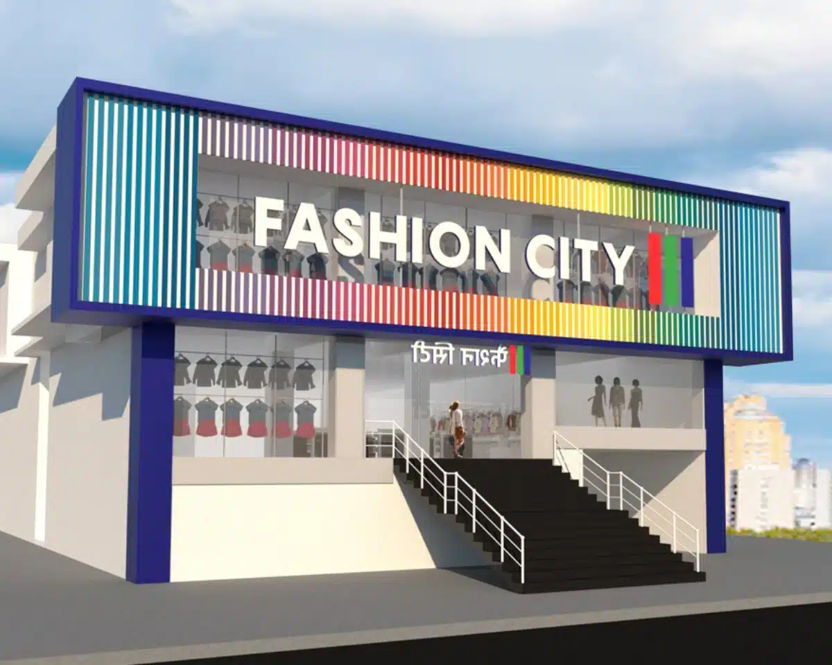 Retail concept design of Fashion City by Shop Pros